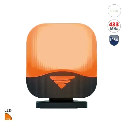 CARDIN 24-230V LED-Warnlicht, orange (ICON) – 109471