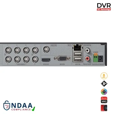 PROVISION-ISR 8-Kanal DVR-Rekorder, Hybrid, 8MP (SH-8100A5N-8L(MM)) – 109086