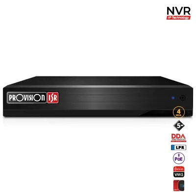 PROVISION-ISR 4-Kanal NVR-Rekorder, mit PoE, 5MP (NVR5-4100PX+(MM)) – 108662