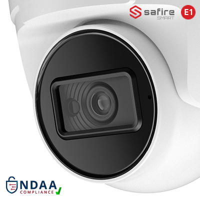 SAFIRE SMART 4MP Turret-Kamera, Fix-Objektiv, IP (SF-IPT020A-4E1) – 109329