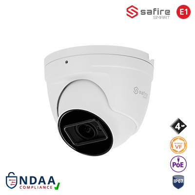 SAFIRE SMART 4MP Turret-Kamera, Motorzoom, IP (SF-IPT520ZA-4E1) – 109375