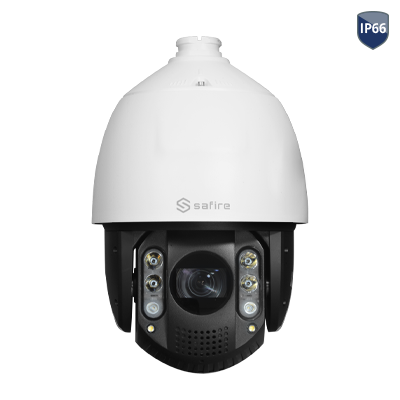 SAFIRE 8 MP PTZ Speed Dome Kamera 25x Zoom, IP (SF-IPSD8725ITA-8U-AI) – 109125