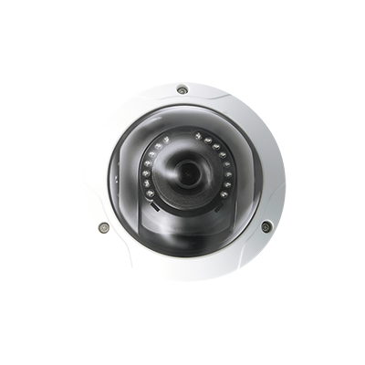 SAFIRE 5 MP Anti-Vandal Dome-Kamera, True WDR, IP (SF-IPDM934WH-5) – 108895