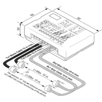 Cardin Unterputz-Mini-Lichtschranke, 2-strahlig, 15/10 m (CDR892C3-2) – 106112