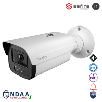SAFIRE SMART 4MP Bullet-Kamera, Alarm, Fix-Objektiv, IP (SF-IPB380CA-4I1-SL) – 109380