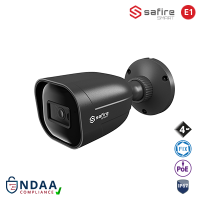 SAFIRE SMART 4MP Bullet-Kamera, grau, Fix-Objektiv, IP (SF-IPB080A-4E1-GREY) – 109373
