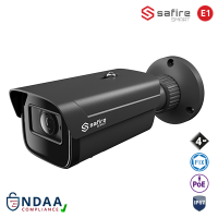SAFIRE SMART 4MP Bullet-Kamera, grau, Fix-Objektiv, IP (SF-IPB380A-4E1-GREY) – 109374