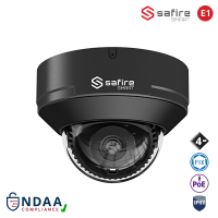 SAFIRE SMART 4MP Anti-Vandal Dome-Kamera, grau, IP (SF-IPD040A-4E1-GREY) – 109372