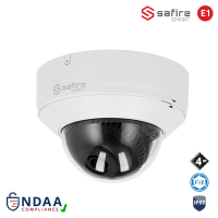SAFIRE SMART 4MP Anti-Vandal Dome-Kamera, Fix-Objektiv, IP (SF-IPD040A-4E1) – 109360