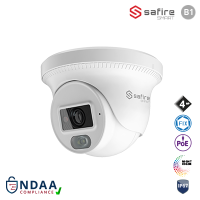 SAFIRE SMART 4MP Turret-Kamera, Night Color, Fix-Objektiv, IP (SF-IPT010CA-4B1) – 109370