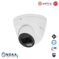 SAFIRE SMART 4MP Turret-Kamera, Night Color, Fix-Objektiv, IP (SF-IPT011CA-4E1) – 109363