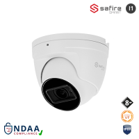 SAFIRE SMART 8MP Turret-Kamera, Motorzoom, IP (SF-IPT520ZA-8I1) – 109422