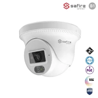 SAFIRE SMART 2MP NightColor Turret-Kamera, Fix-Objektiv, IP (SF-IPT010A-2B1-DL) – xxxxxx