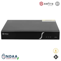 SAFIRE SMART 4-Kanal NVR-Rekorder, 8MP (SF-NVR3104-B1) – 109320