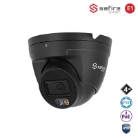 SAFIRE SMART 4MP Turret-Kamera, grau, Dual Light, Fix-Objektiv, IP (SF-IPT020A-4E1-DL-GREY) –