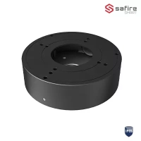 SAFIRE SMART Anschlussbox, grau, Ø 132 mm (SF-JBOX-0106-GREY) – 109409