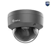 SAFIRE 4 MP Dome Kamera Fix grau, IP (SF-IPD835WAG-4P-HV) – 109203
